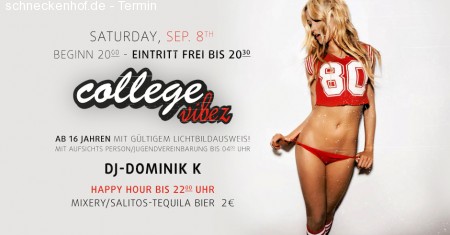 College Vibez-Saturday Werbeplakat
