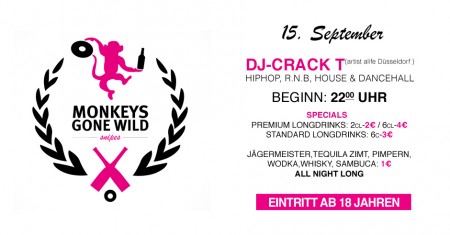 Monkeys Gone Wild Werbeplakat