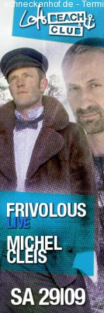 Frivolous live, Michel Cleis Werbeplakat