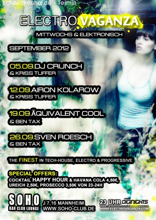 Electrovaganza Werbeplakat