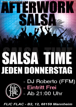 After Work Salsa Werbeplakat