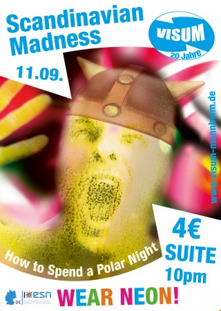VISUM Scandinavian Night Werbeplakat