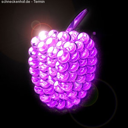 Himbeerparty Werbeplakat