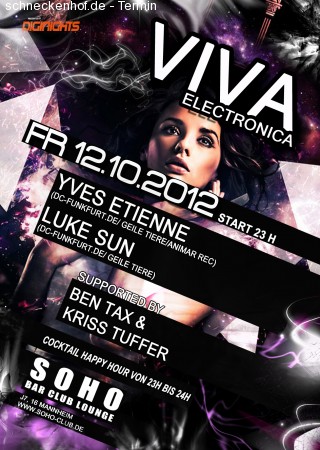 Viva Electronica Werbeplakat