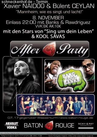 Sing um dein Leben Afterparty Werbeplakat