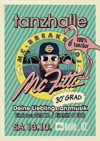 Tanzhalle feat. MC Fitti Werbeplakat