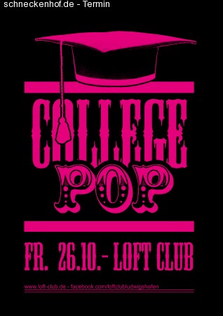 College Pop Werbeplakat