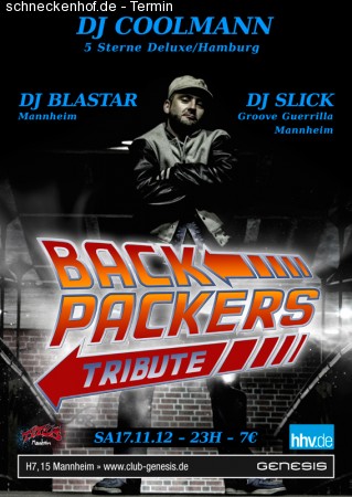 Backpackers Tribute Werbeplakat