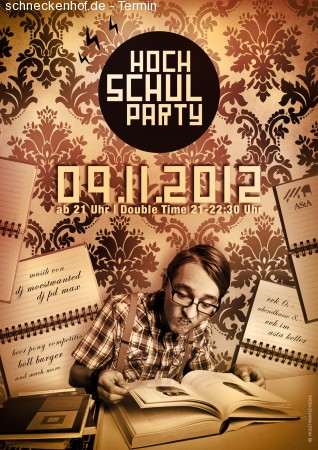 HS-Party der HS Ludwigshafen Werbeplakat