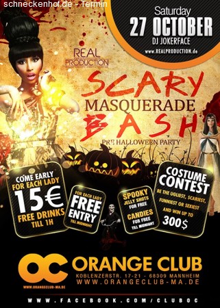 Scary Masquerade Bash Werbeplakat