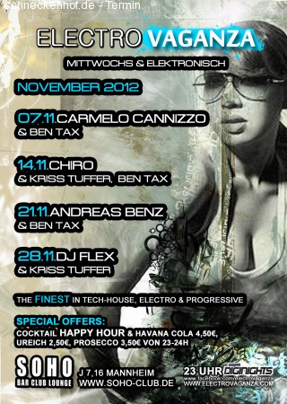 Electrovaganza Werbeplakat