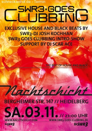 SWR3 goes Clubbing Werbeplakat