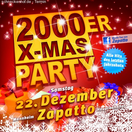 2000er Party Werbeplakat