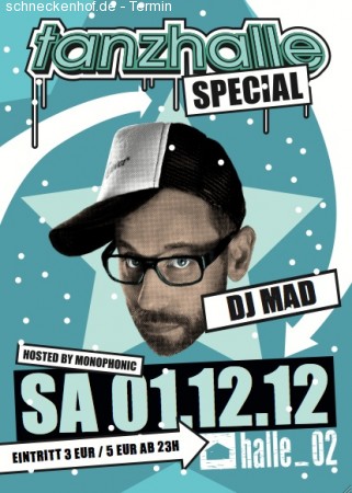 Tanzhalle Spezial mit DJ MAD Werbeplakat