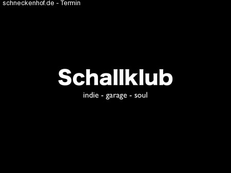 Schallklub Werbeplakat