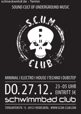S.C.U.M. Club Werbeplakat