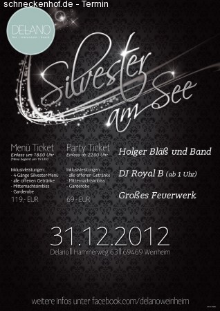 Silvester am See Werbeplakat