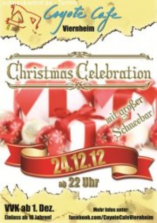 Coyote Christmas Celebration Werbeplakat