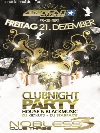 Clubnight Werbeplakat