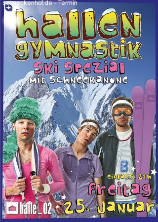 Hallengymnastik Werbeplakat