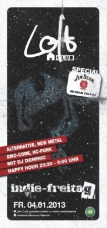Indie Freitag @ Loft Club Werbeplakat