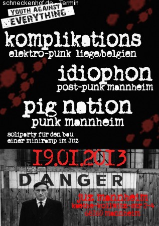 Komplikations & Idiophon Werbeplakat