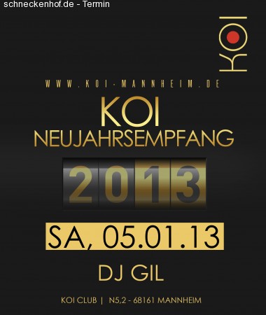 KOI Neujahrsempfang Werbeplakat