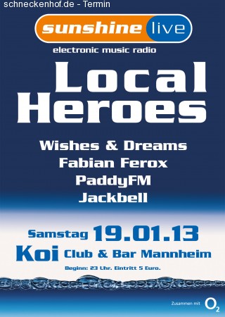 sunshine live Local Heroes Werbeplakat