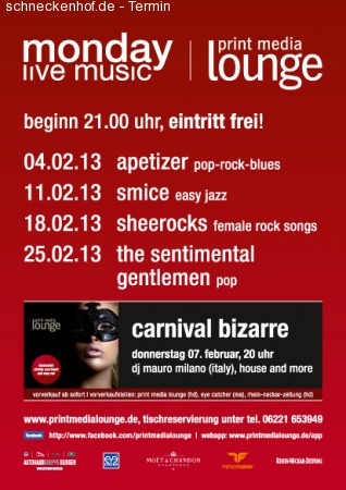 Monday Live Music Werbeplakat