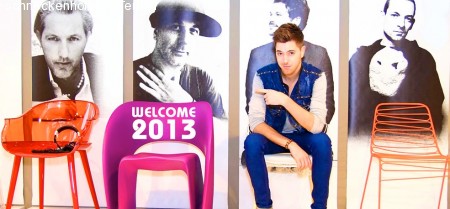 Himbeerparty Werbeplakat