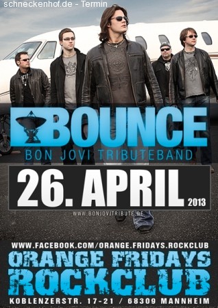 Bounce Bon Jovi Tribute Werbeplakat