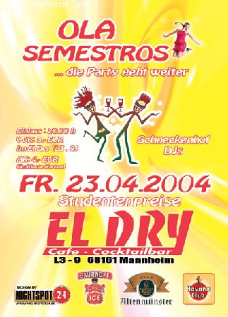 Óla Semestros Werbeplakat