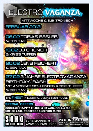 Electrovaganza Werbeplakat