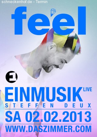 feel with Einmusik Werbeplakat