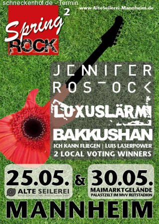 Spring Rock ² Mit Luxuslärm... Werbeplakat