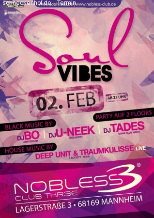 Soul Vibes Werbeplakat