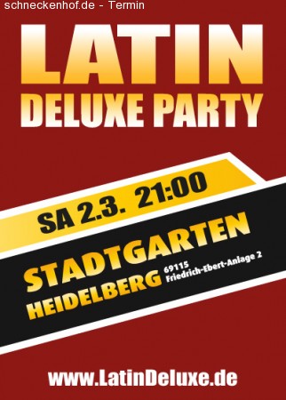 LATIN DELUXE PARTY Werbeplakat