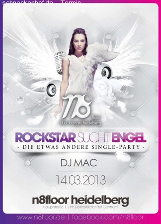 Rockstar sucht Engel Werbeplakat