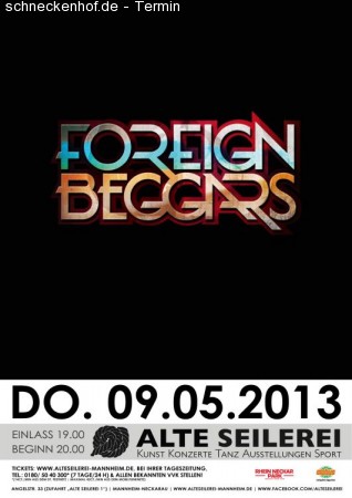 Foreign Beggars Werbeplakat