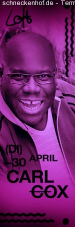 Carl Cox @ Loft Club Werbeplakat