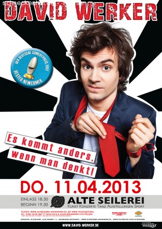 David Werker Werbeplakat