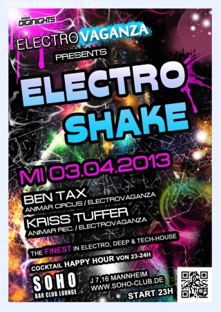 Electro Shake Werbeplakat
