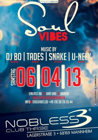 Soul Vibes Werbeplakat