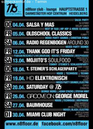 20.04. // 23 Uhr // Saturday @ Werbeplakat