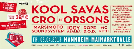 Openin Festival Werbeplakat