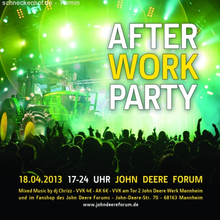 After Work Party Werbeplakat