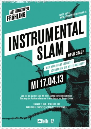 INSTRUMENTAL SLAM Werbeplakat