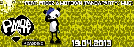 Pandaparty Werbeplakat