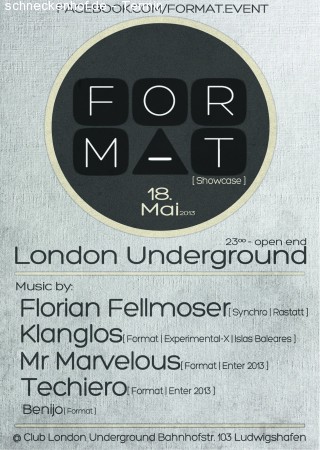 FORMAT @ London Undergroud Werbeplakat