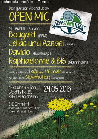 Rapstammtisch Werbeplakat